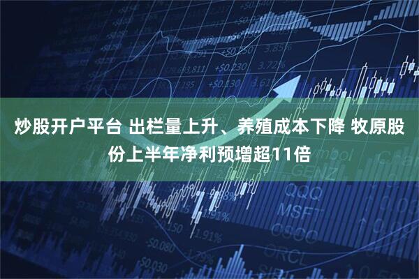 炒股开户平台 出栏量上升、养殖成本下降 牧原股份上半年净利预增超11倍